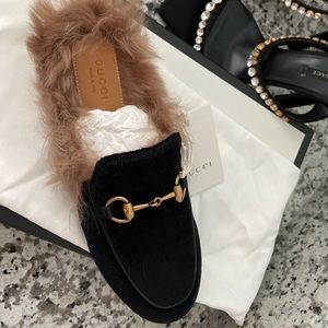 Suede Gucci mules size 36
